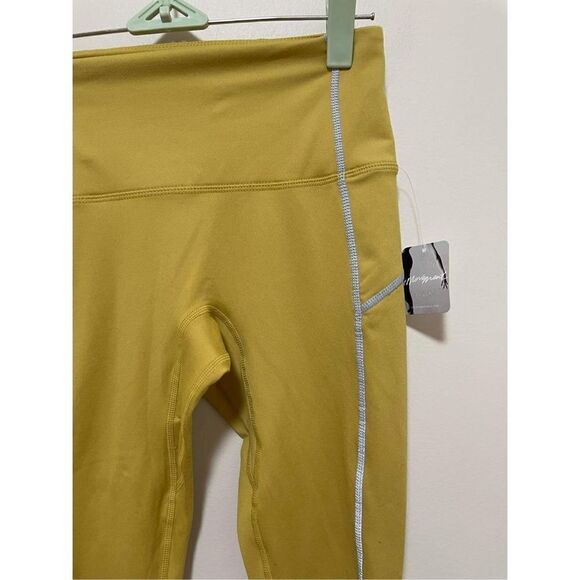 Free People Mustard Leggings Size XS - Picture 3 of 6